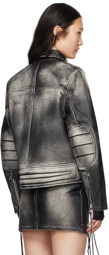 EYTYS SSENSE Exclusive Black Flux Leather Jacket