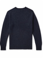 Howlin' - Terry Donegal Wool Sweater - Blue