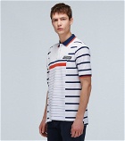 Martine Rose - Striped print polo shirt
