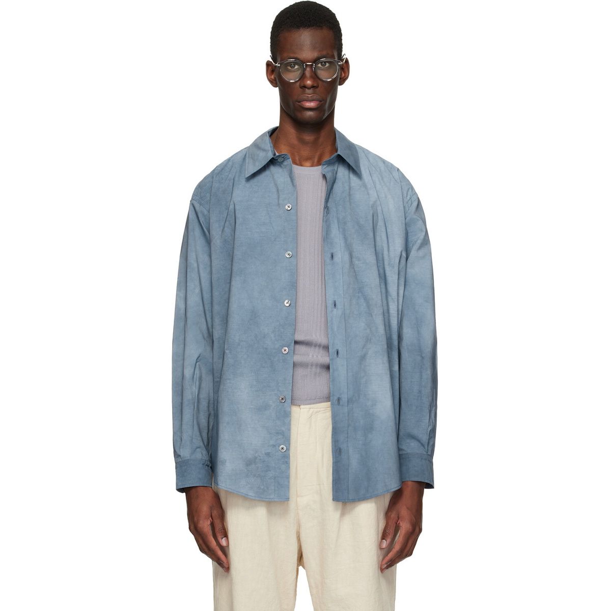 colbo Blue Office Shirt