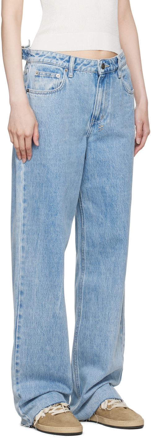 【関税込み】Ksubi ブルー Low Rider ジーンズ Low Rider Low Rise Jeans Heritage - Blue Denim | Ksubi ++