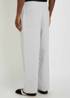 Picante Everyday Wide-leg Cotton Sweatpants Grey