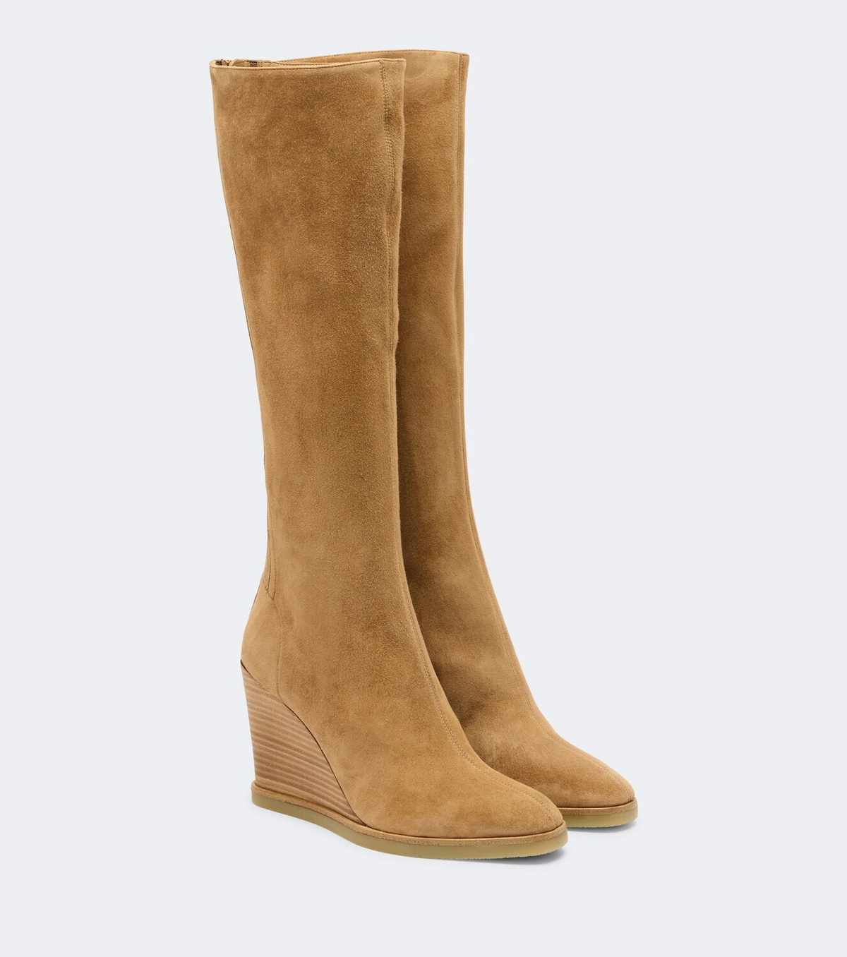 Aquazzura Saint Honoré suede knee-high boots