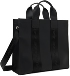 Lacoste Black Contrast Print Tote