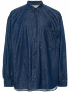The Frankie Shop Blue Tanner Denim Shirt