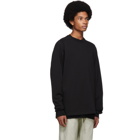 Rick Owens Black Short Crewneck Sweater