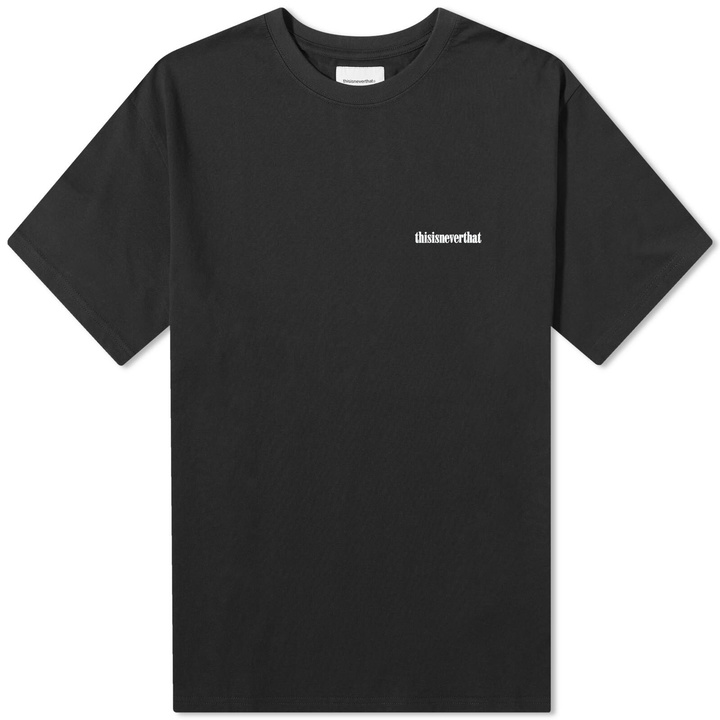 Photo: thisisneverthat Men's Rose T-Shirt in Black