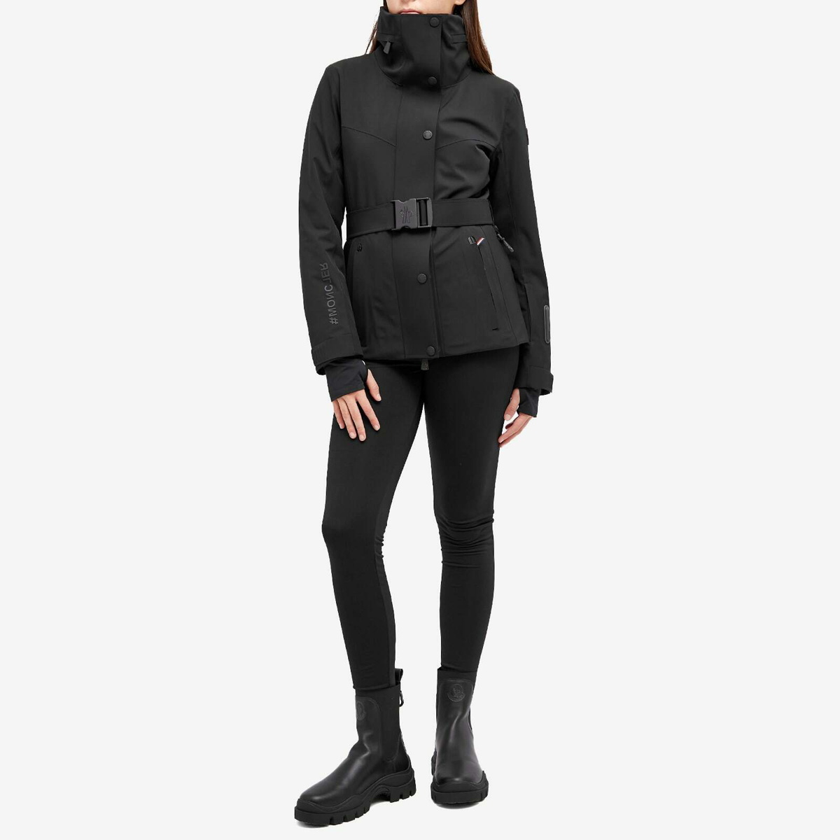 Black Chanavey Ski Jacket - Short Down Jackets for Women