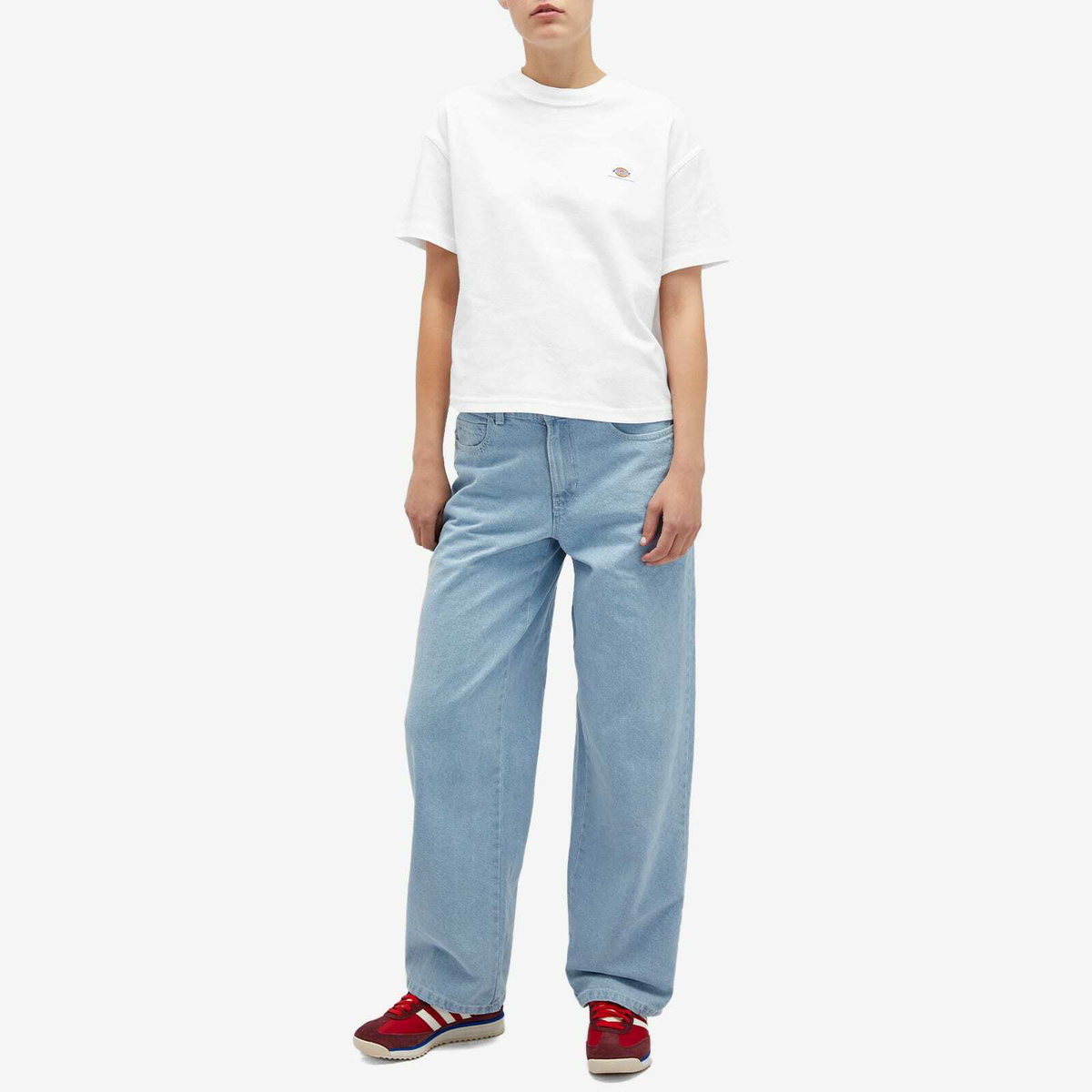 Dickies Women's Oakport Boxy T-Shirt in White