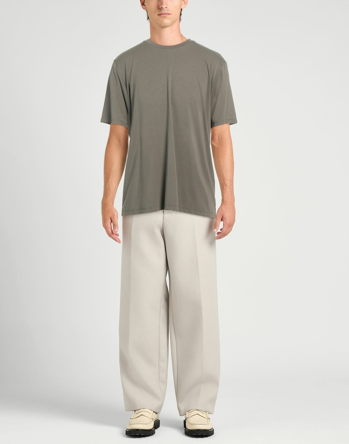 Rag & Bone Mens T-shirt in Khaki