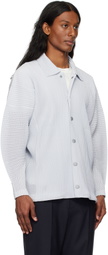 HOMME PLISSÉ ISSEY MIYAKE Gray Outer Mesh Jacket