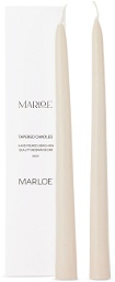 Marloe Marloe Beige Tapered Candlestick Set