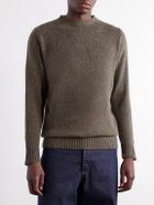 Anderson & Sheppard - Super Soft Rib-Trimmed Cashmere Sweater - Brown