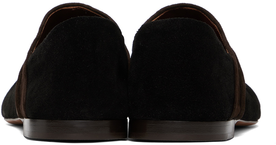 Wales Bonner Black Flat Loafers