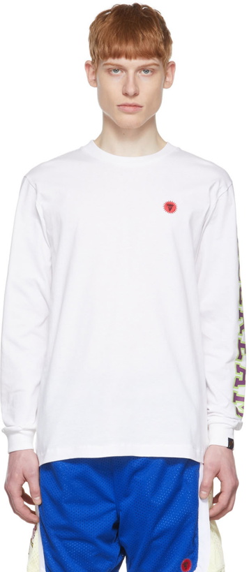 Photo: ICECREAM White Cotton Long Sleeve T-Shirt