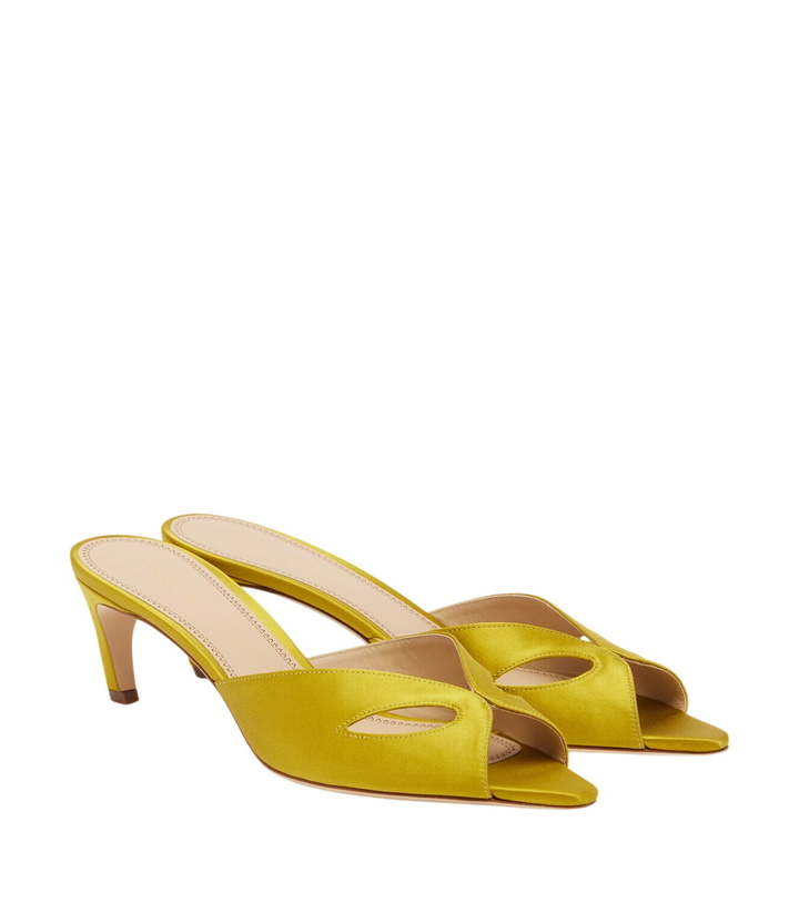 Photo: Victoria Beckham Harlow Mask satin mules
