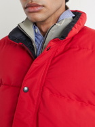 Canada Goose - Ledger Quilted Cotton-Blend Down Gilet - Red