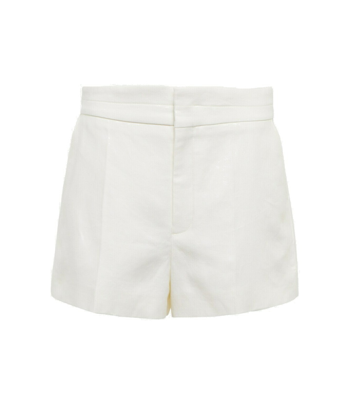 Photo: Chloe - High-rise linen shorts