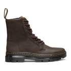 Dr. Martens Brown Combs Leather Boots