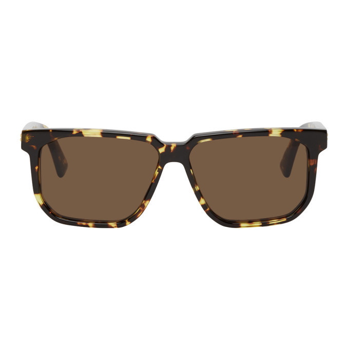 Photo: Bottega Veneta Tortoiseshell Square Sunglasses