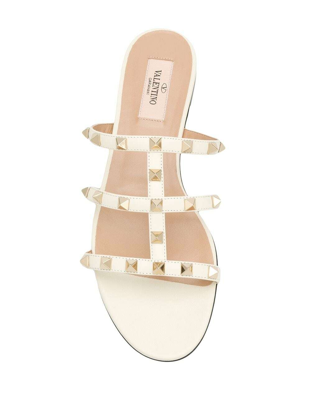 Valentino Garavani Gray Leather Sandals