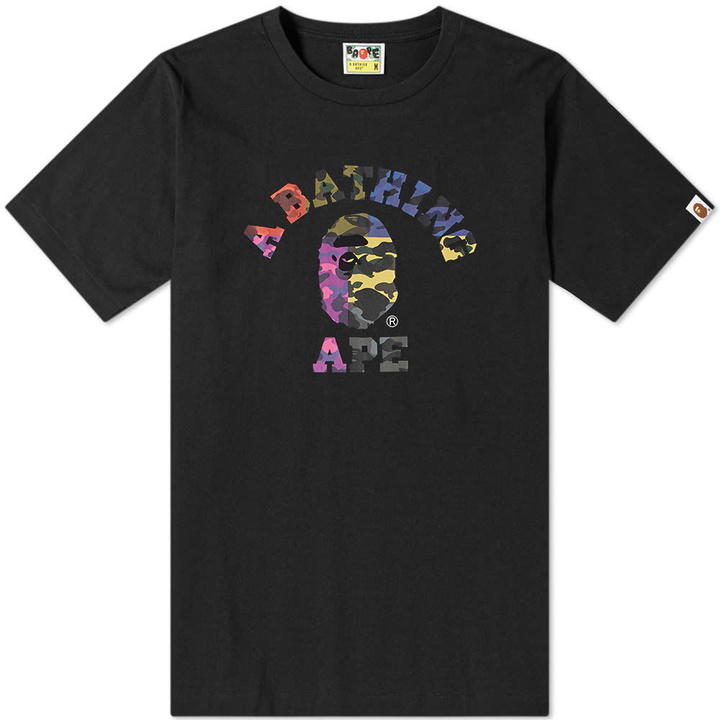 Photo: A Bathing Ape Mix Camo College Tee