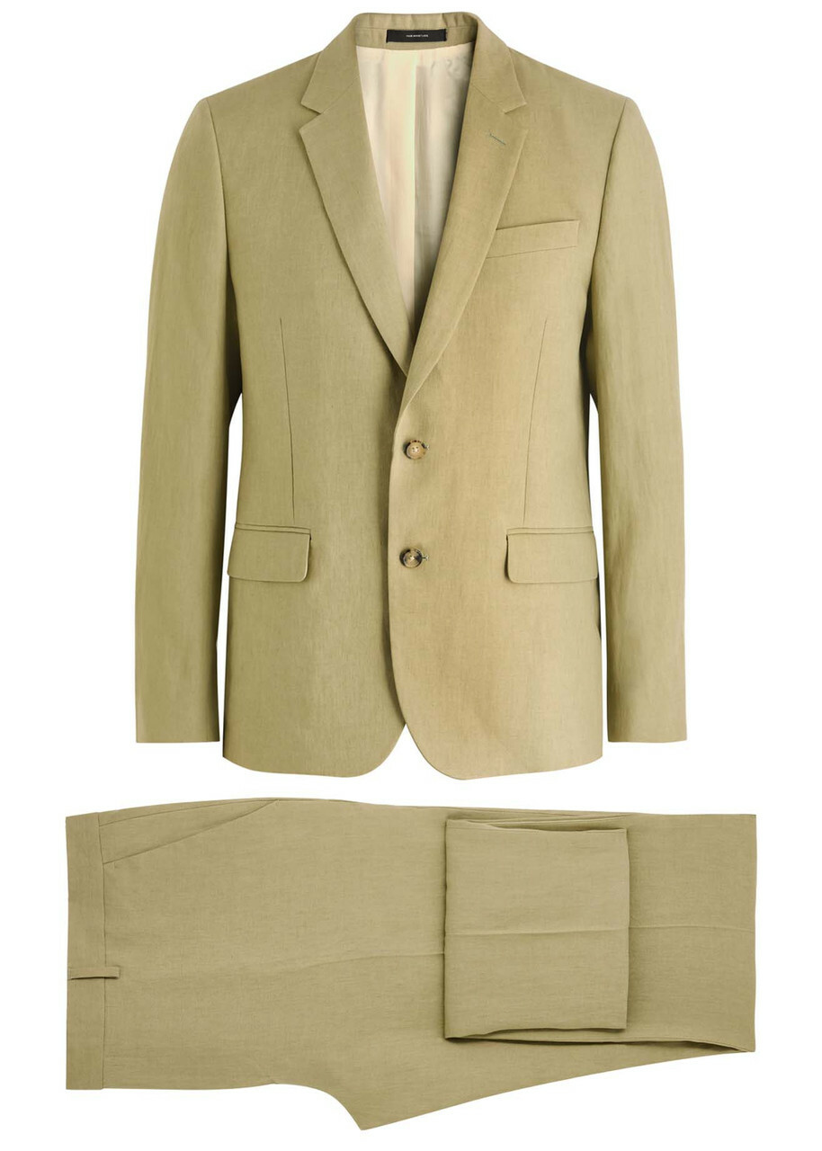 Paul Smith Linen Suit Khaki