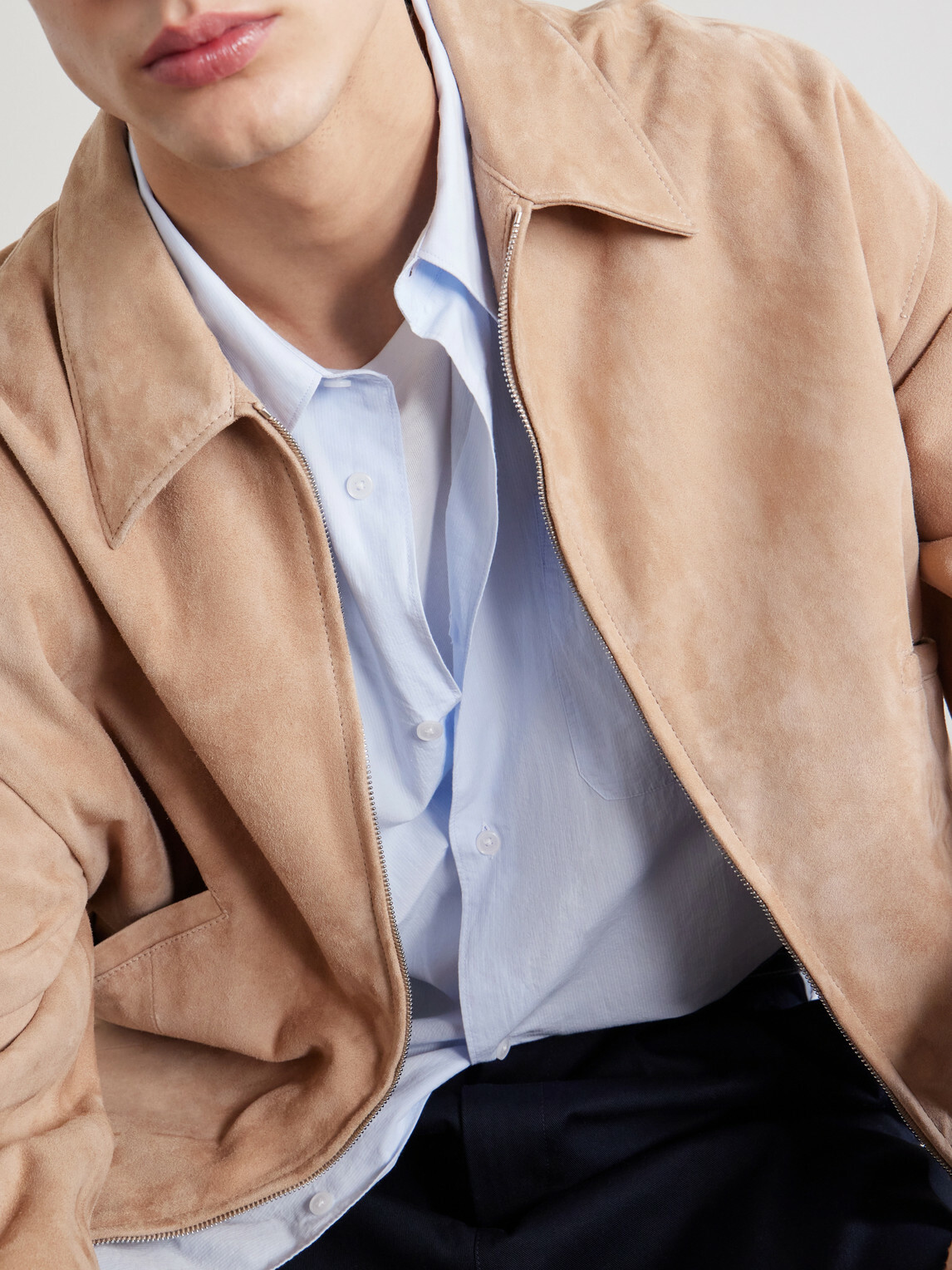 FRAME - Cotton-Poplin Shirt - Blue
