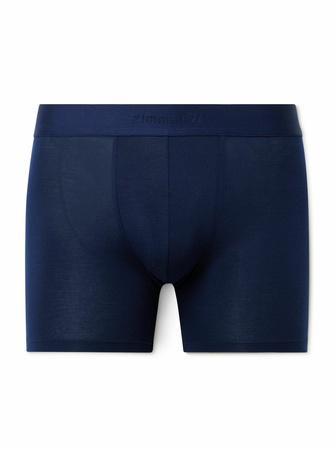 ZIMMERLI - Pureness Stretch-Micro Modal Boxer Briefs - Blue