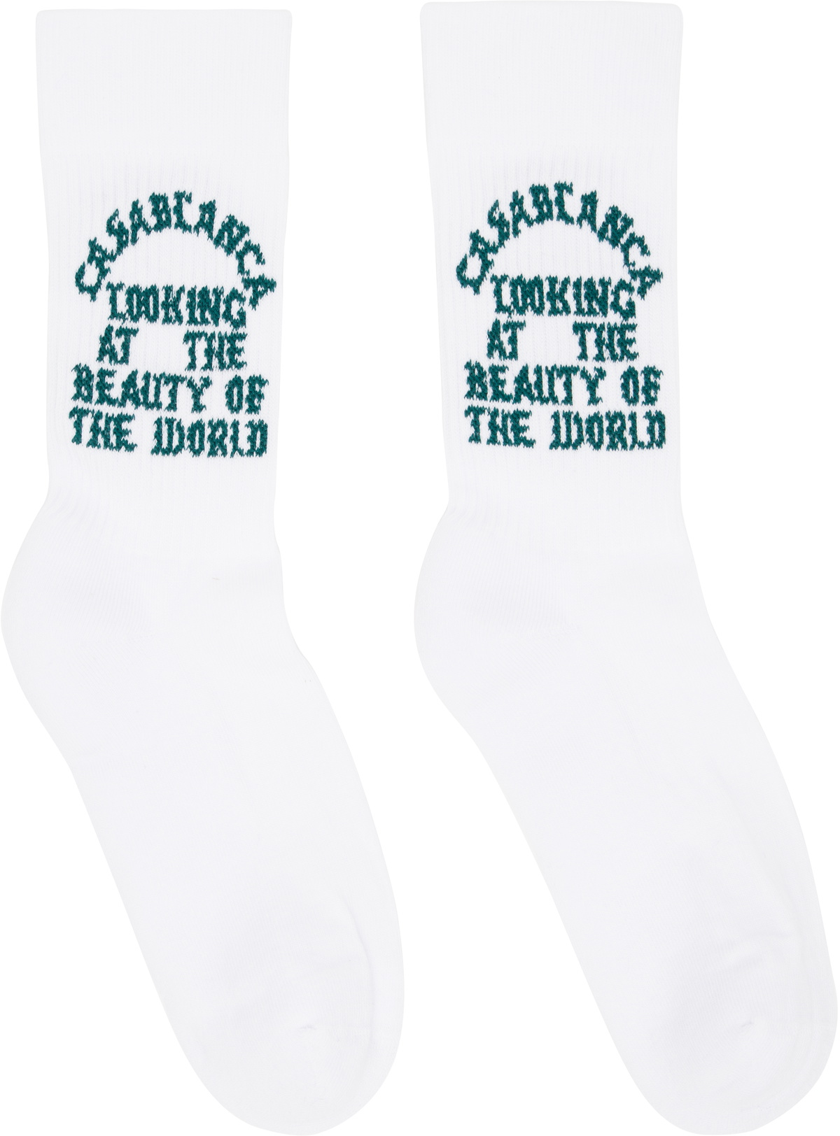 Casablanca White Fuji Dream Socks Casablanca
