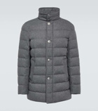 Herno Cashmere-blend puffer jacket