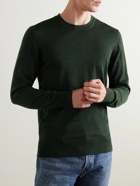 Mr P. - Slim-Fit Merino Wool Sweater - Green