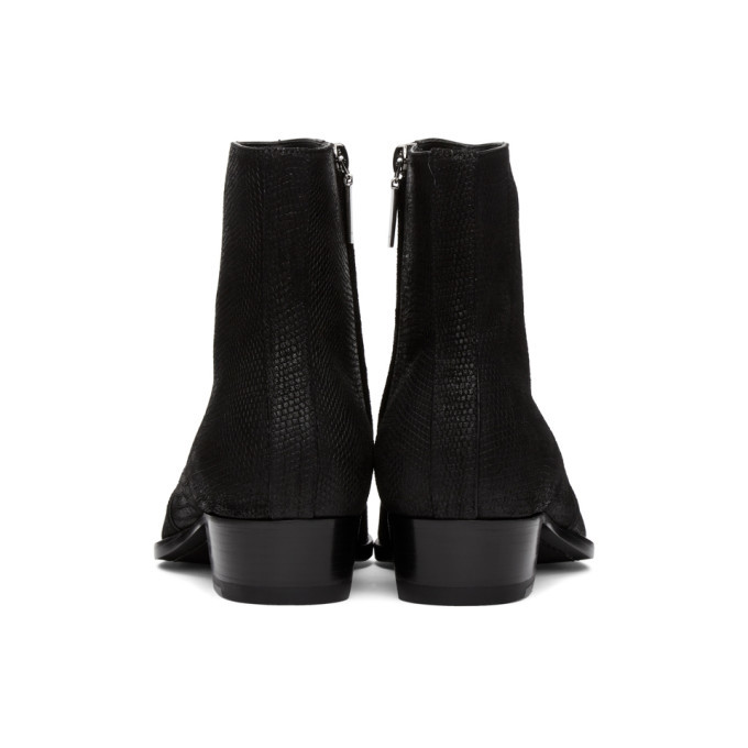 Saint laurent wyatt outlet zip boots