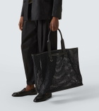 Dolce&Gabbana Adamo woven leather-trimmed shopper