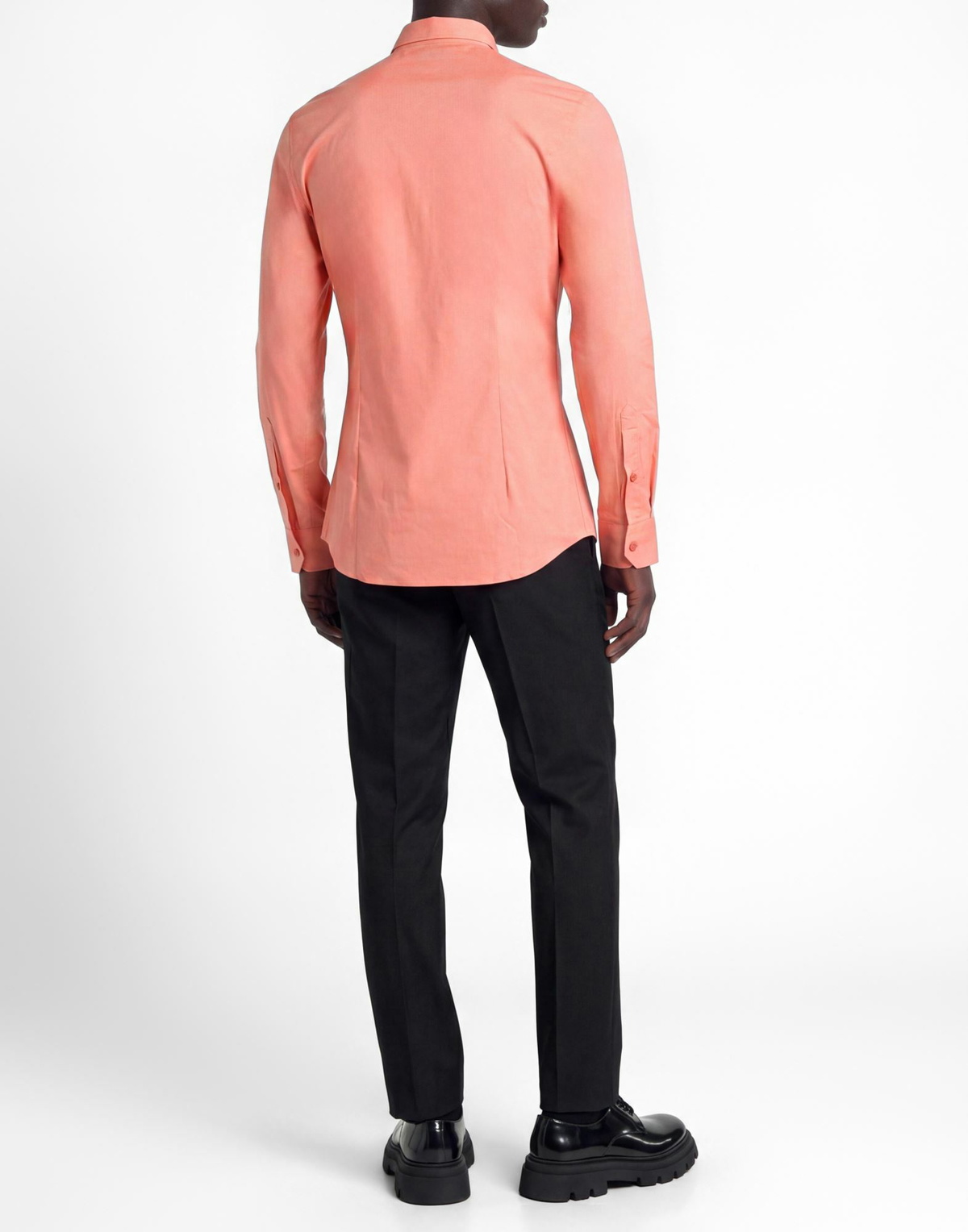 Moschino Mens Shirt in Salmon pink