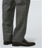 Berluti Prince of Wales high-waisted pants