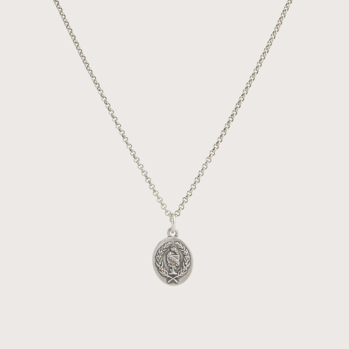 Serge DeNimes Men's Juniper Necklace in Silver
