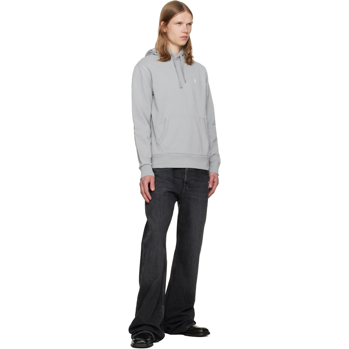Polo Ralph Lauren Gray Loopback Terry Hoodie