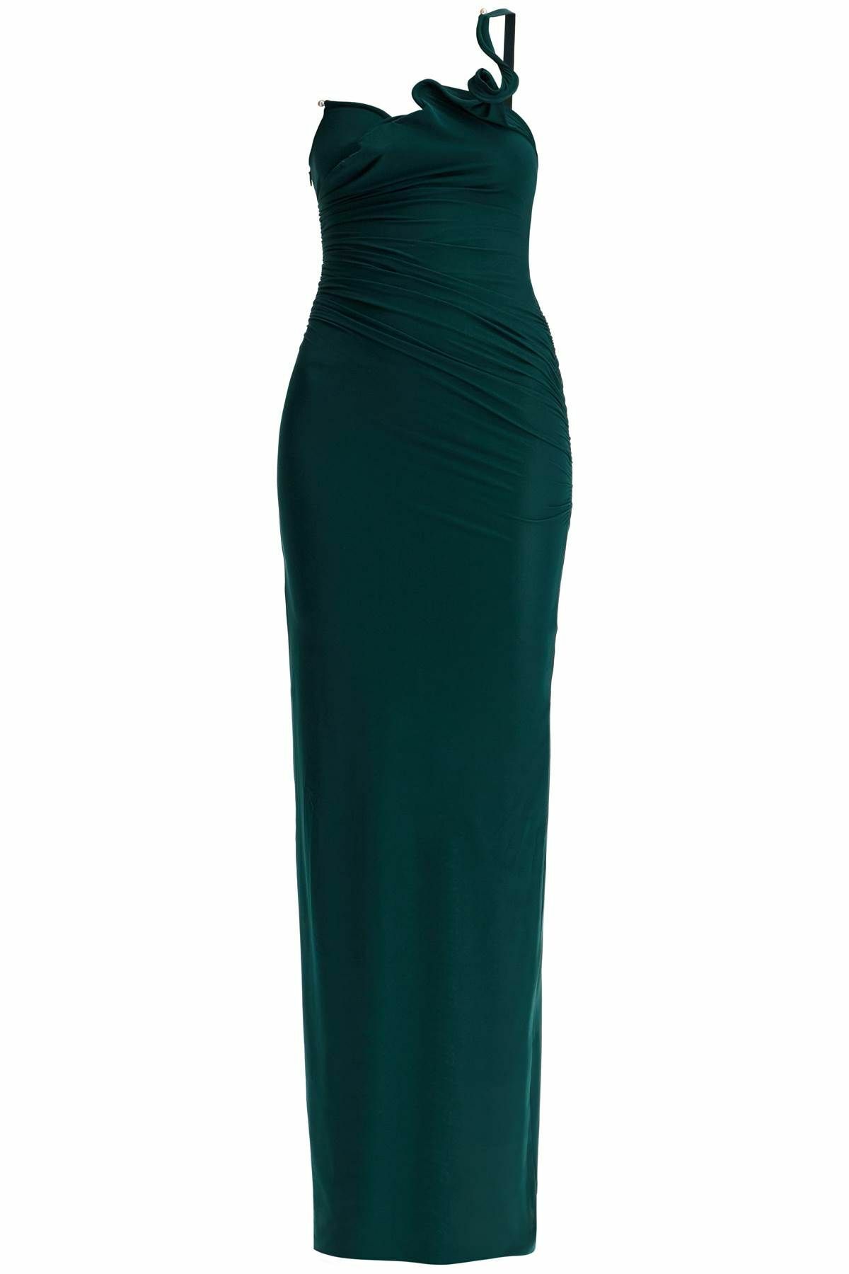 CHRISTOPHER ESBER maxi venus dress with sculptural neckline Green  Christopher Esber