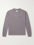 Aimé Leon Dore - Logo-Embroidered Cotton-Jersey T-Shirt - Gray