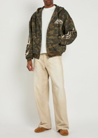 God Made Military Camouflage Hooded Cotton Sweatshirt Multicoloured 1