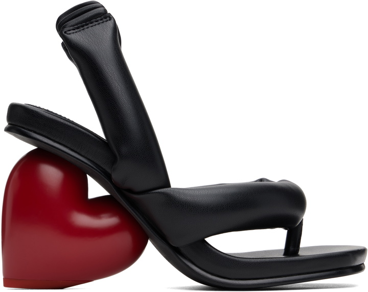 Photo: YUME YUME Black Love Heeled Sandals