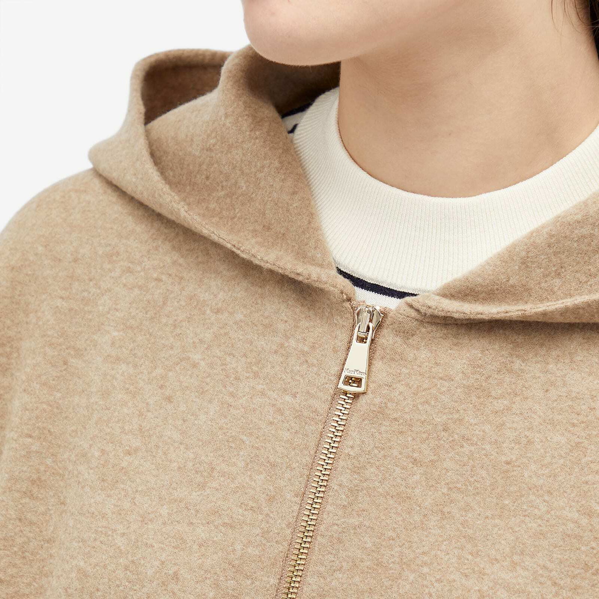 Max Mara Women's Knit Hoodie in Hazelnut Max Mara