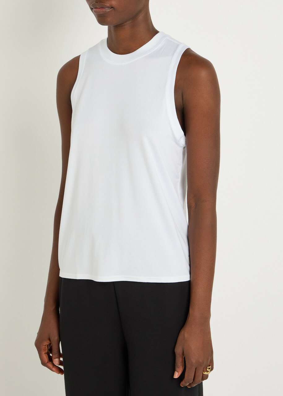 Vuori Energy Stretch-jersey Tank top White