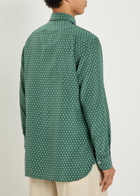 Tom Ford Diamond-print Silk Shirt Multicoloured 1