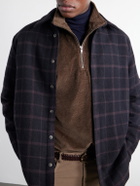 Aimé Leon Dore - Cotton-Corduroy Zip-Up Sweatshirt - Brown