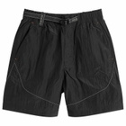 and wander Men's x ROA Ripstop Wind Shorts in Black