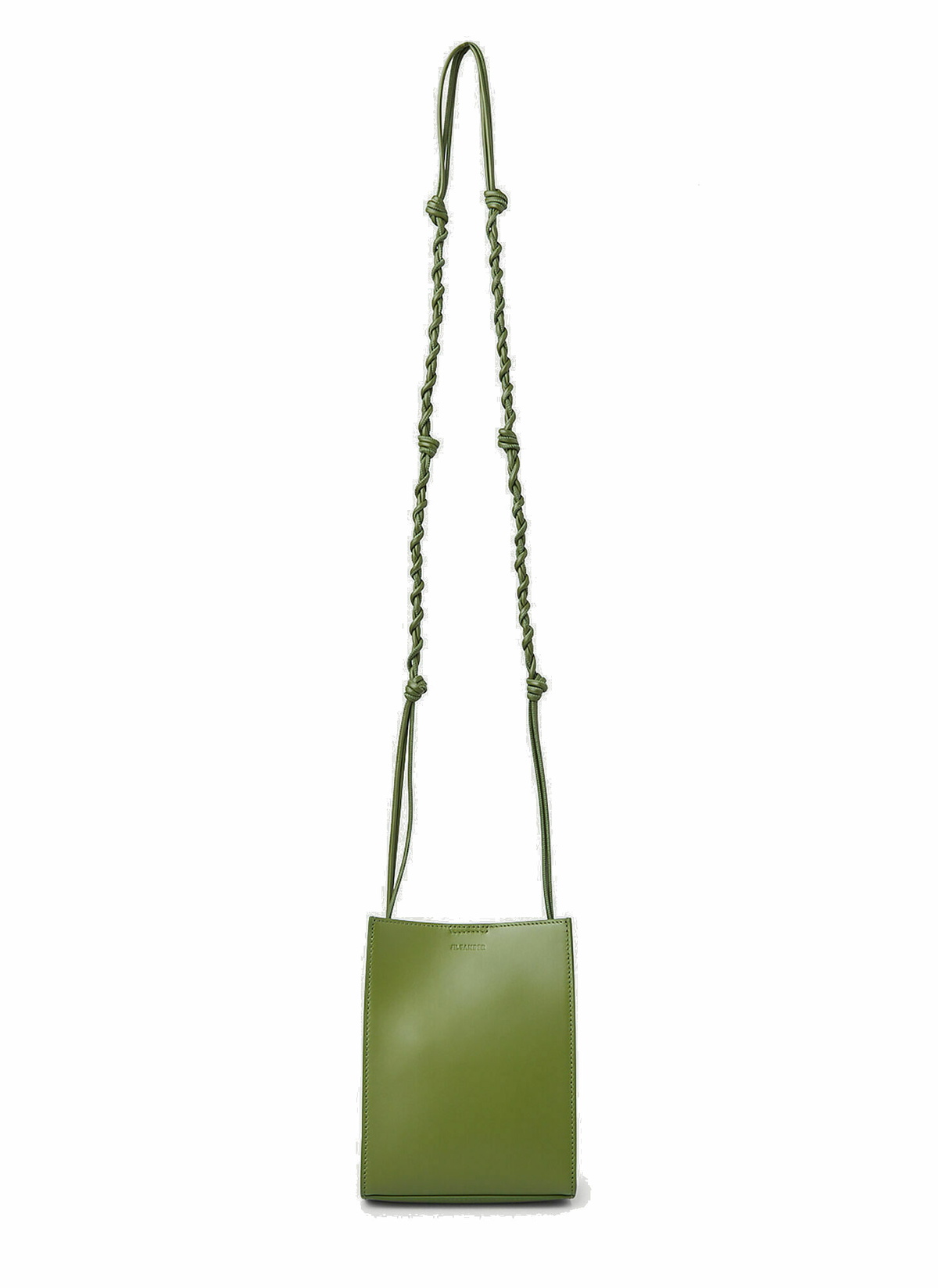 Tangle Small Shoulder Bag in Green Jil Sander