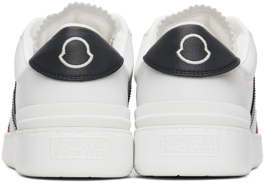 スニーカー Moncler White Monaco M Sneakers Optical White Monaco M Leather Sneakers - Sneakers for Men