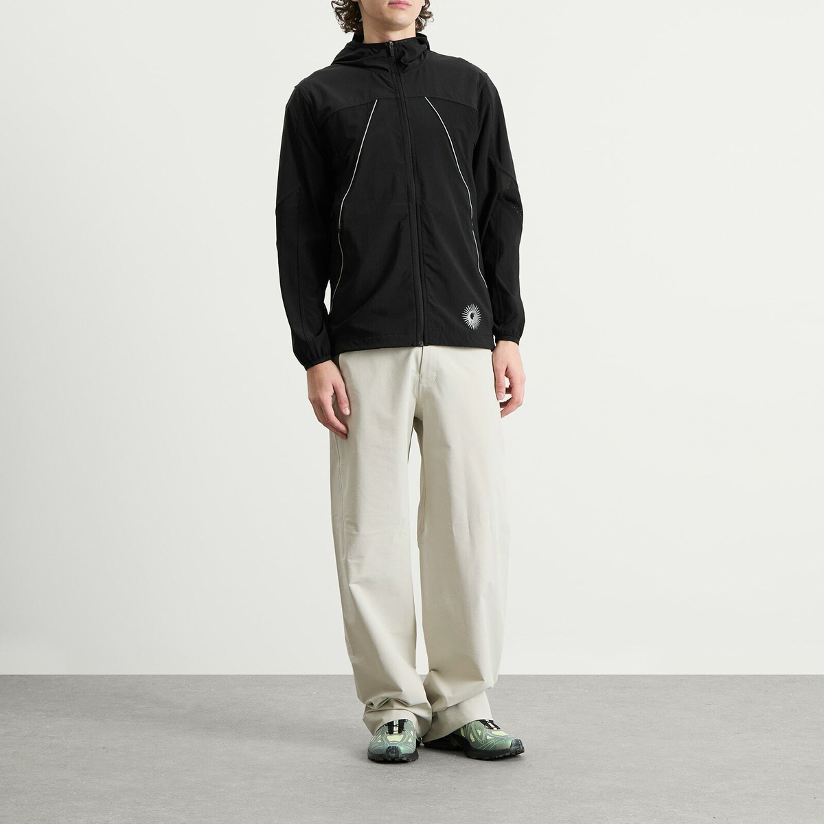 KA_YO_Prototype Men's Solaris Running Jacket in Black